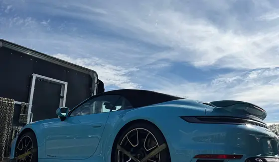 Porsche 911 Turbo S delivery