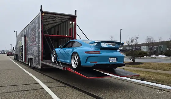Porsche 911 GT3 delivery